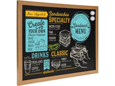 Amazon Basics krijtbord - 43 x 58,4 cm – kavel bij XL Auctions