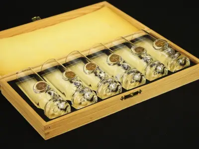 6 Vintage Gallo Coffex Old Penny-borrelglazen – kavel bij De Kringwinkel, Antwerpen