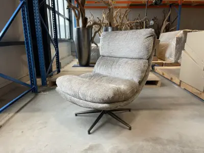 Fauteuil Comfy (set van 2) - Draaibaar - Clay/Beige – kavel bij XL Auctions