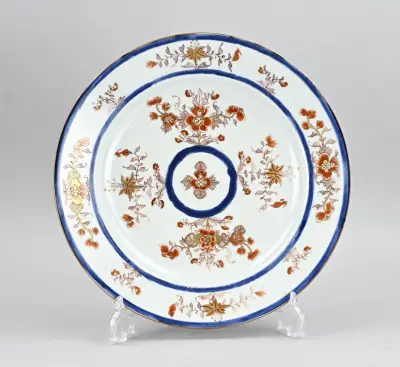 Chinese Imari schotel Ø 35 cm – kavel bij Twents Veilinghuis