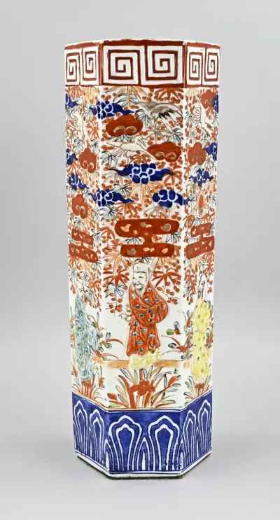 Imari parapluhouder, H 55 cm – kavel bij Twents Veilinghuis