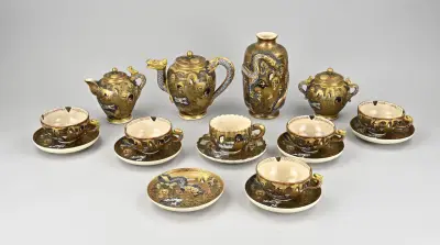 Japans Satsuma servies – kavel bij Twents Veilinghuis
