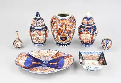Lot Japans Imari (7x) – kavel bij Twents Veilinghuis
