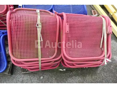 20 metalen stoelen voor wachtstoel – kavel bij Auctelia, Merelbeke-Melle