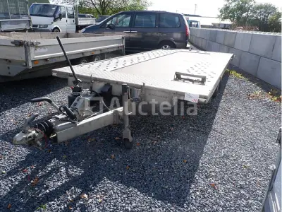 Temared dubbelassige flatbed trailer (VIN:SWH6L30700H421680) – kavel bij Auctelia, Fauvillers