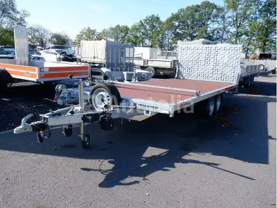 Temared dubbelassige flatbed aanhanger (VINSWHL31000H420427) – kavel bij Auctelia, Fauvillers