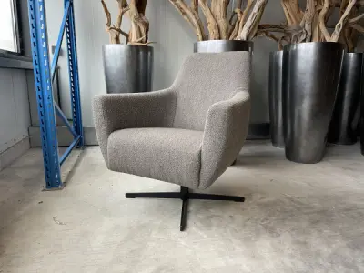 Fauteuil Arsenie (2 stuks) -Draaibaar – Boucle – Brown – kavel bij XL Auctions