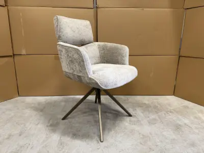 Eetkamerstoel botanic (set van 4) - Stof - Liver – kavel bij XL Auctions