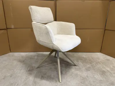Eetkamerstoel botanic (set van 4) - Stof - Linen – kavel bij XL Auctions
