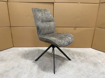 Stoel Mellow (set van 4) - draaibaar - Stof Taupe – kavel bij XL Auctions
