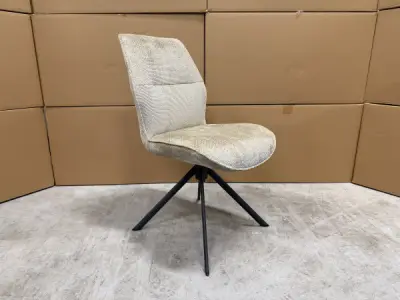 Stoel Mellow (set van 4) - draaibaar - Stof Desert – kavel bij XL Auctions