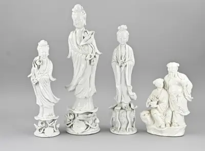 4x Chinees beeld – kavel bij Twents Veilinghuis