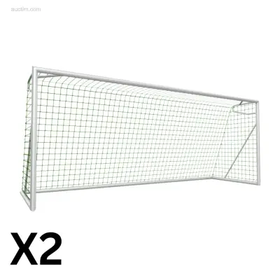 (2x) Voetbaldoelen Calzio Champion 500, incl – kavel bij Auctim, Grobbendonk