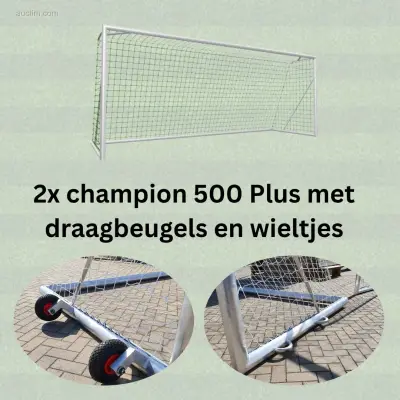 (2x) Voetbaldoelen Calzio Champion 500, incl – kavel bij Auctim, Grobbendonk