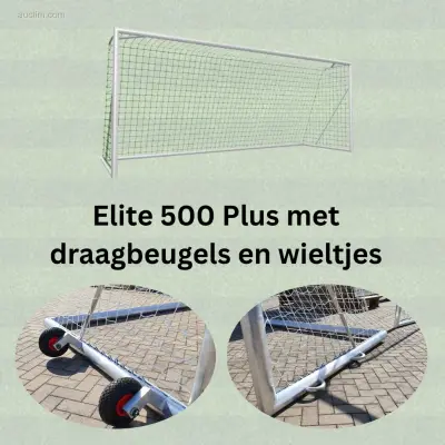 Voetbaldoel Calzio Elite 500, incl wielenset – kavel bij Auctim, Grobbendonk