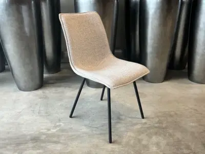 Stoel Canyon (set van 6) Linnenstof - Lichtgrijs – kavel bij XL Auctions
