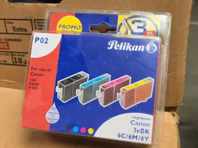 (110x) Inktpatronen voor printers Pelikan P02 – kavel bij Auctim, Aartselaar