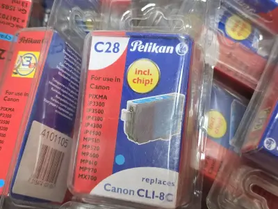 (140x) Inktpatronen voor printers Pelikan C28 – kavel bij Auctim, Aartselaar
