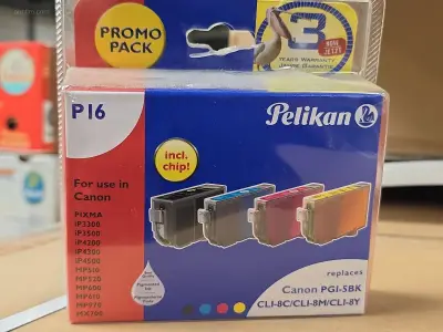 (140x) Inktpatronen voor printers Pelikan P16 – kavel bij Auctim, Aartselaar