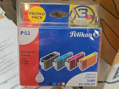 (135x) Inktpatronen voor printers Pelikan P02 – kavel bij Auctim, Aartselaar