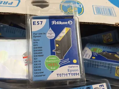 (140x) Inktpatronen voor printers Pelikan E57 – kavel bij Auctim, Aartselaar