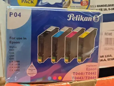 (150x) Inktpatronen voor printers Pelikan P04 – kavel bij Auctim, Aartselaar