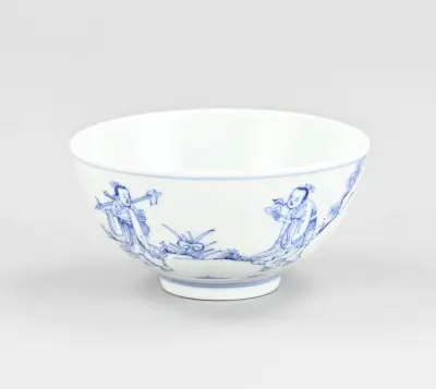 Chinees kopje, H 4,3 x Ø 8,2 cm – kavel bij Twents Veilinghuis