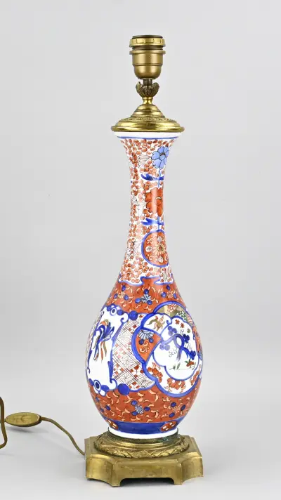 Imari lampvoet, H 57 cm – kavel bij Twents Veilinghuis