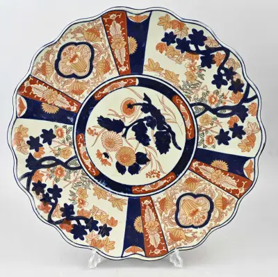 Grote Imari schotel Ø 60 cm – kavel bij Twents Veilinghuis