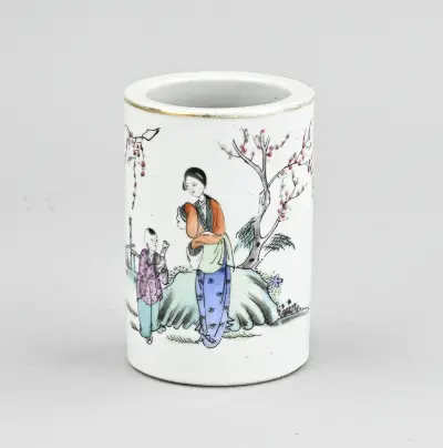 Chinese penselenpot – kavel bij Twents Veilinghuis