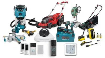 Set van 76 producten - Doe-het-zelf - Makita, Bosch, Ring – kavel bij Stocklear