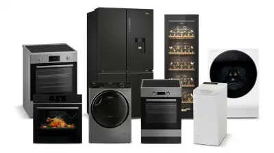 Set van 44 producten - Huishoudelijke apparaten - Whirlpool, Thomson, Haier – kavel bij Stocklear