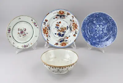Lot Chinees porselein (4x) – kavel bij Twents Veilinghuis