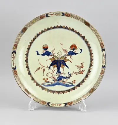 Chinese Imari schotel Ø 37,5 cm – kavel bij Twents Veilinghuis