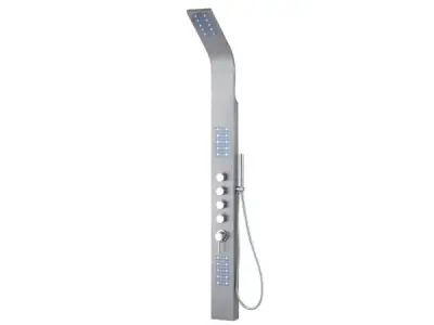 Douchepaneel RVS incl. LED licht – kavel bij XL Auctions
