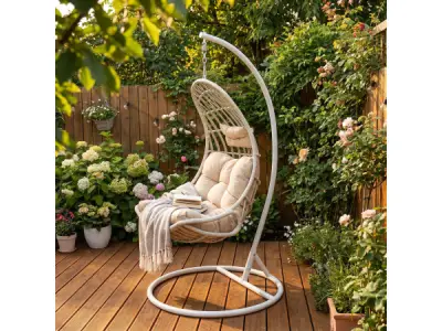 Hangstoel incl. kussens 80x75x195cm – kavel bij XL Auctions