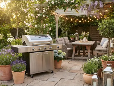 Gasbarbecue 4 branders RVS – kavel bij XL Auctions