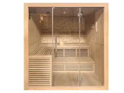 Sauna - Rechthoekig 200x200x210cm – kavel bij XL Auctions