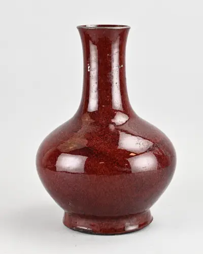 Chinese vaas, H 34 cm – kavel bij Twents Veilinghuis