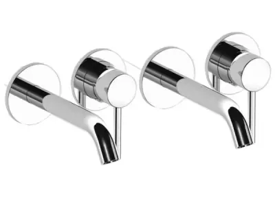 Set van Inbouw Mengkranen - Verchroomd RVS – kavel bij XL Auctions