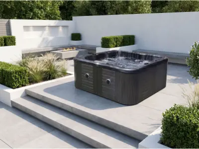 5-Persoons Outdoor Spa / Jacuzzi 208x208cm – kavel bij XL Auctions