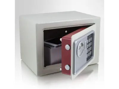 Elektronische minikluis - Lichtgrijs – kavel bij XL Auctions