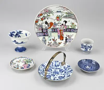 Lot Chinees/Japans porselein (6x) – kavel bij Twents Veilinghuis