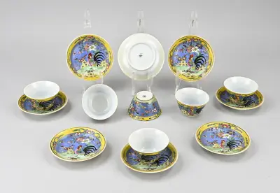 Lot Chinese kop + schotels – kavel bij Twents Veilinghuis