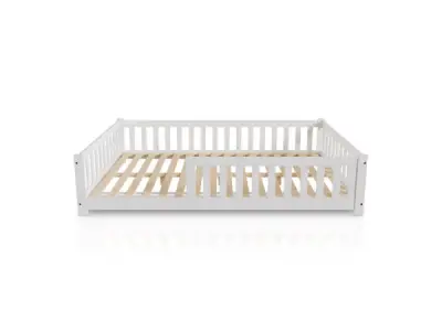 Kinderbed Naya - 140 x 200 cm - Wit – kavel bij XL Auctions