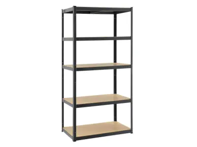 Stellingkast / magazijnrek - 200 x 100 x 60cm - Grijs – kavel bij XL Auctions