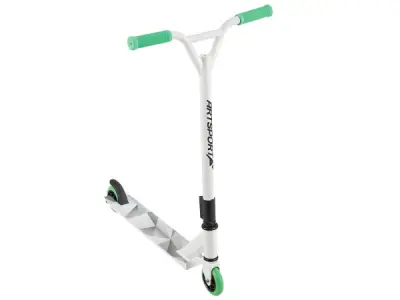 Stuntstep Futuristisch in Wit Groen – kavel bij XL Auctions