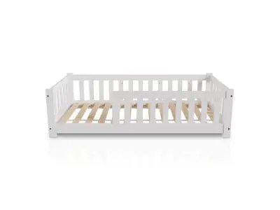 Kinderbed Naya - 80 x 160 cm - Wit – kavel bij XL Auctions
