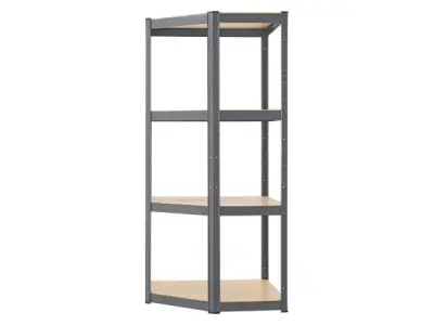 Stellingkast/ opbergrek - hoekopstelling 160x75x75cm – kavel bij XL Auctions