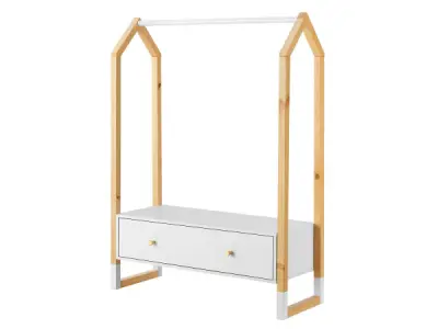 Kledingrek / Opbergrek Filla - 80 x 30 x 110 cm – kavel bij XL Auctions